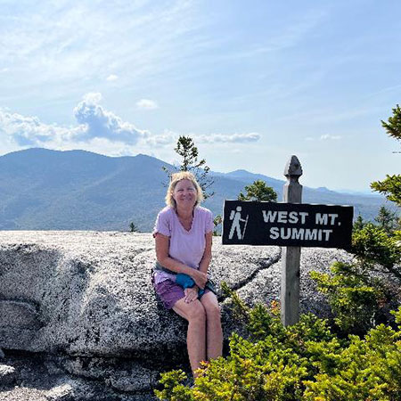 Carolyn Kirkpatrick hiking